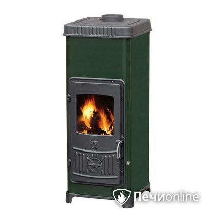 Отопительная печь Plamen Dora 10 N зеленая в Горно-Алтайске