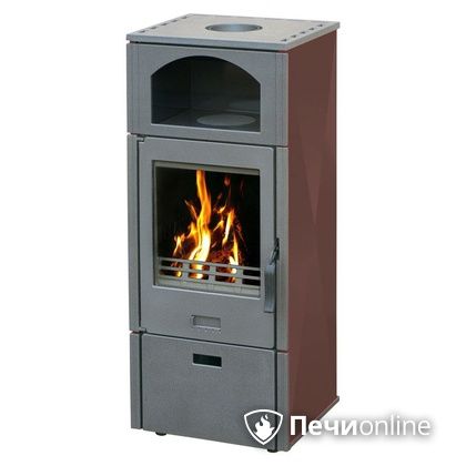 Отопительно-варочная печь Plamen Laguna коричневая в Горно-Алтайске