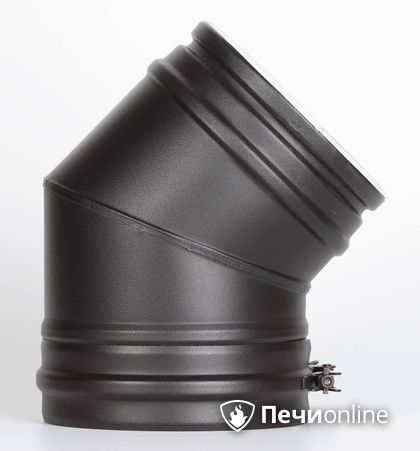 Колено 45° Schiedel Отвод 45° д.150 PM25 (Черный) Permetr в Горно-Алтайске