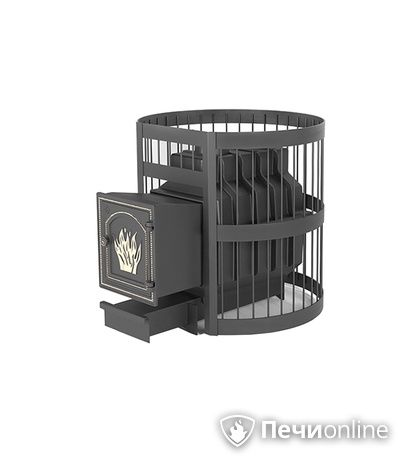 Дровяная печь-каменка Везувий Легенда Ретро Стандарт" 24 (ДТ-4) в Горно-Алтайске