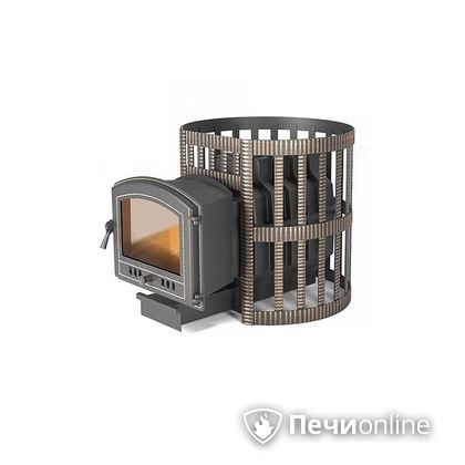 Дровяная печь-каменка Везувий Легенда Ретро Ковка 24 (224) в Горно-Алтайске