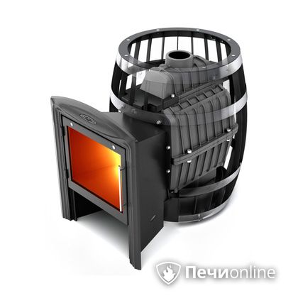 Дровяная печь-каменка TMF Саяны Cast Витра в Горно-Алтайске