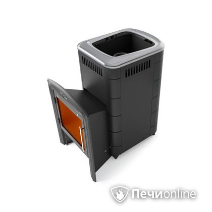 Дровяная печь-каменка TMF Тунгуска Cast Витра антрацит в Горно-Алтайске