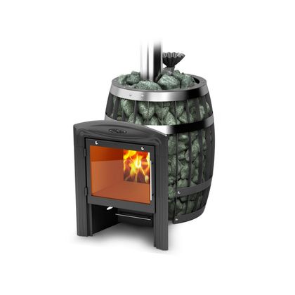 Дровяная банная печь TMF Саяны II Inox Витра ЗК в Горно-Алтайске