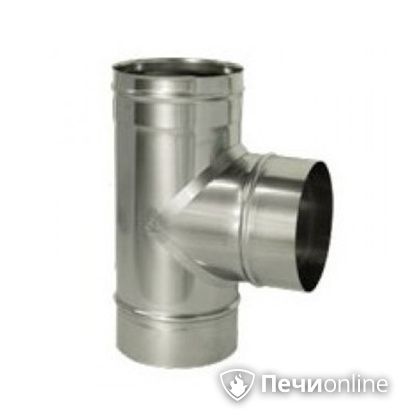 Дымоход Дымок Тройник 90° одностенный 0.8 мм TRHR90 150 в Горно-Алтайске