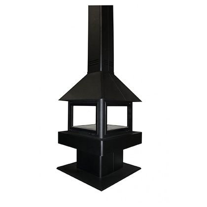 Печь-камин Бавария (Экокамин) Эклипс островной гигант 4D в Горно-Алтайске