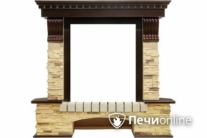 Портал для электрокамина Royal Flame Pierre Luxe угловой сланец под классический очаг в Горно-Алтайске
