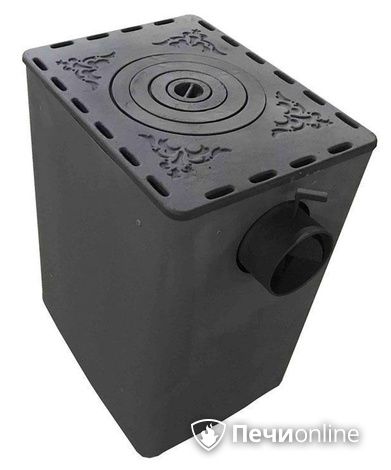 Отопительно-варочная печь Березка Комфорт 120 ДТ-3 стекло в Горно-Алтайске