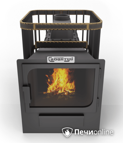 Дровяные печи-каменки Сабантуй Квадро Чугун 24 панорама в Горно-Алтайске
