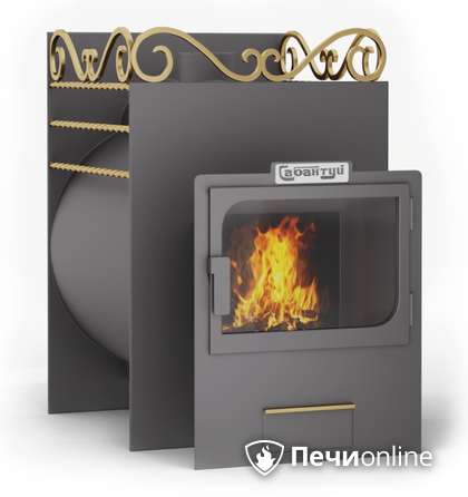 Дровяные печи-каменки Сабантуй 20 панорама под обкладку кирпичом в Горно-Алтайске