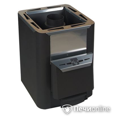 Дровяная банная печь Конвектика Колибри 9У антрацит в Горно-Алтайске