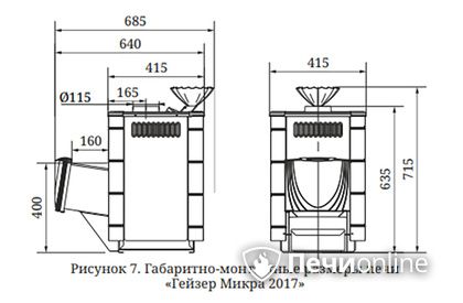 Дровяная печь-каменка TMF Гейзер Микра 2017 Carbon ДА ЗК терракота в Горно-Алтайске