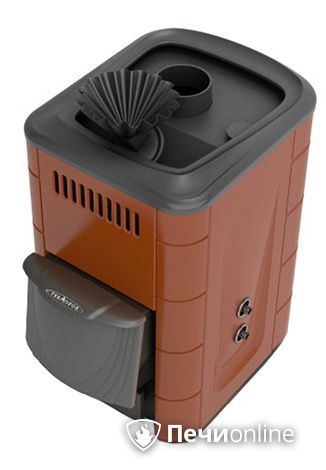 Дровяная печь-каменка TMF Гейзер Мини 2016 Carbon ДА КТК ЗК ТО терракота в Горно-Алтайске