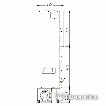 Каминная топка Edilkamin BLOKK 90 N nero в Горно-Алтайске