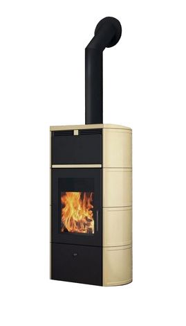 Печь-камин Edilkamin Flamma 24 kw V.A. Pergamena с Т/О в Горно-Алтайске