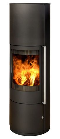 Печь-камин ABX Trollvik, черная сталь в Горно-Алтайске