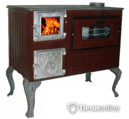 Отопительно-варочная печь МастерПечь ПВ-06 с духовым шкафом, 7.5 кВт в Горно-Алтайске