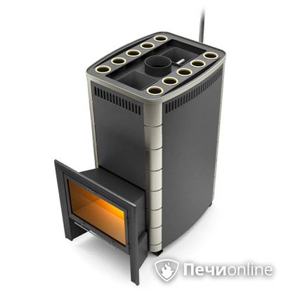 Дровяная банная печь TMF Гекла Inox БСЭ ЗК антрацит НВ в Горно-Алтайске