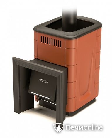 Газодровяная банная печь TMF Оранж Блю Carbon терракота в Горно-Алтайске