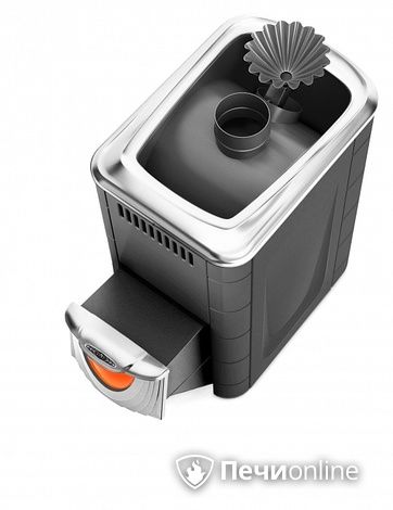 Дровяная банная печь TMF Ангара 2012 Inox ДНС ЗК антрацит в Горно-Алтайске