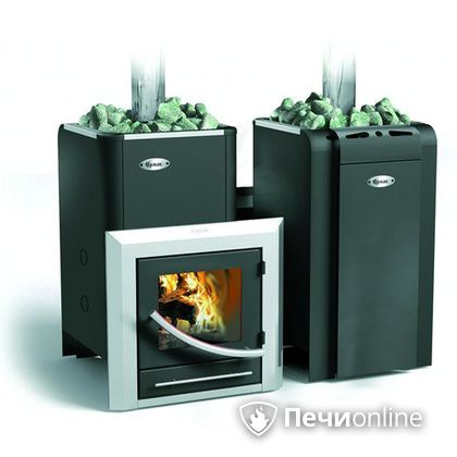 Дровяная банная печь Ермак 20-ПС стекло регулируемый тоннель в Горно-Алтайске