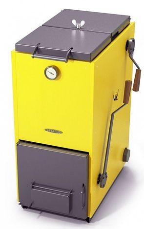 Твердотопливный котел TMF Цельсий Лайт 16кВт под АРТ и ТЭН желтый в Горно-Алтайске