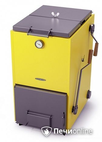 Твердотопливный котел TMF Цельсий Лайт 25кВт под АРТ и ТЭН желтый в Горно-Алтайске