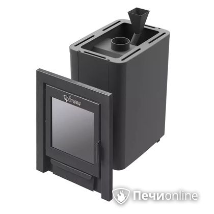 Дровяная банная печь Протопи Вулкан 18 Панорама в Горно-Алтайске