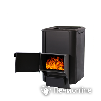 Дровяная банная печь НМК Сибирь сталь 6 мм в Горно-Алтайске