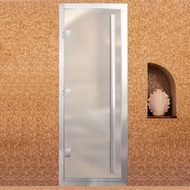 Дверь для бани Arta Премьер 60G Белая матовая, 1900х800 мм