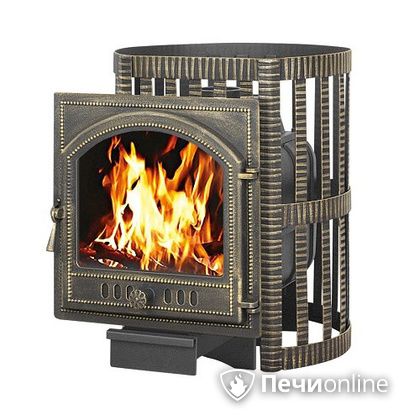 Дровяная банная печь Везувий Легенда Ковка 16 (205) чугун в Горно-Алтайске