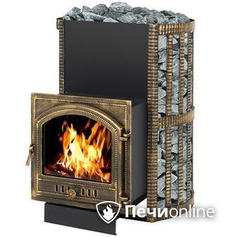 Дровяная банная печь Везувий Скиф Ковка 38 (205) в Горно-Алтайске