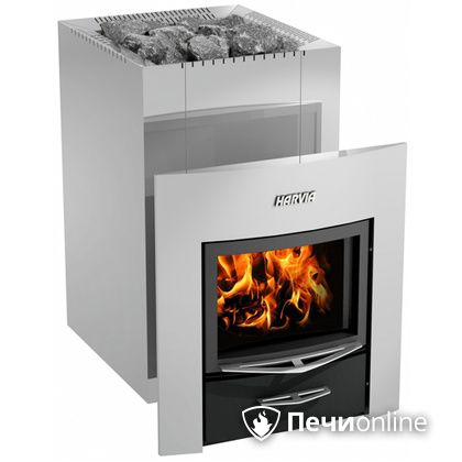 Дровяная банная печь Harvia 22 Duo Steel (Wk220) в Горно-Алтайске