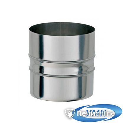 Дымоход УМК Адаптер котла D115 1мм нержавеющий H 120мм в Горно-Алтайске