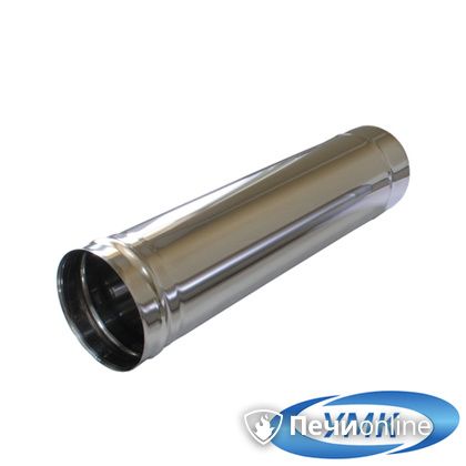 Дымоход УМК Труба D130 L=0.25 м 0.5 мм. нержавейка в Горно-Алтайске