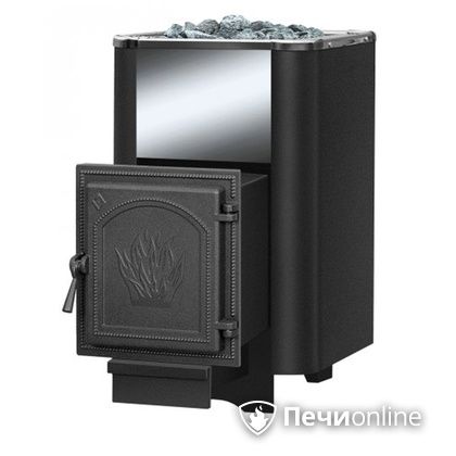 Дровяная банная печь Везувий Сенсация 16 Антрацит (271) в Горно-Алтайске