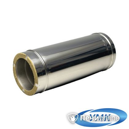 Дымоход УМК Сэндвич-труба 05м 200х280 Н+Н 1,0мм 0,5мм по воде в Горно-Алтайске