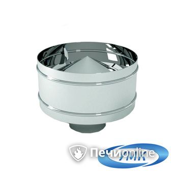Дымоход УМК Оголовок с дефлектором D150х210 Н+Оц 0.5мм 0.5мм по воде в Горно-Алтайске