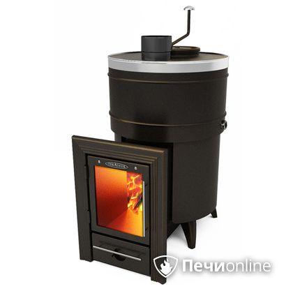 Дровяная банная печь TMF Скоропарка 2012 Inox Люмина черная бронза в Горно-Алтайске