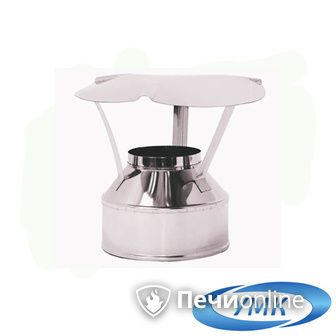 Дымоход УМК Оголовок D120х200 Н+Оц 0.5мм 0.5мм по воде в Горно-Алтайске