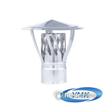 Дымоход УМК Зонт с искрогасителем D100 0.5 мм. нержавейка в Горно-Алтайске