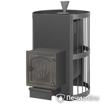 Дровяная банная печь Везувий Скиф Стандарт (ДТ-4) с парогенератором в Горно-Алтайске