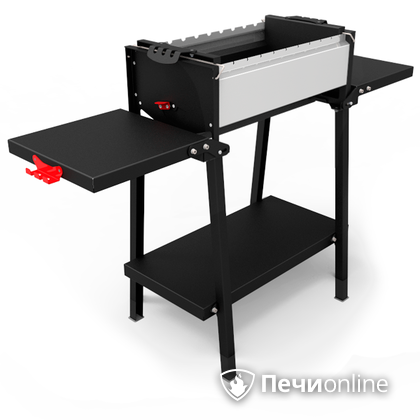 Мангал Grillver Крафтикс Сильвер на подставке в Горно-Алтайске