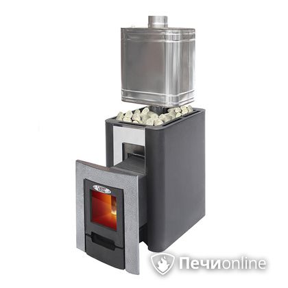 Дровяная банная печь УЗПО Жарсталь Волжанка Порта дверца со стеклом в Горно-Алтайске
