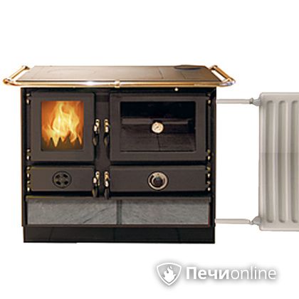 Отопительно-варочная печь MBS Super Thermo Magnum Stone R с духовым шкафом и теплообменником в Горно-Алтайске