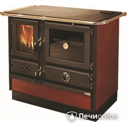 Отопительно-варочная печь MBS Thermo Magnum Red R с теплообменником и духовым шкафом в Горно-Алтайске