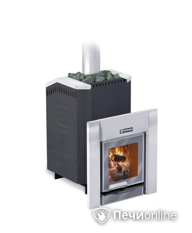 Дровяная банная печь Ермак 12-Премиум стальная топка 8мм в Горно-Алтайске